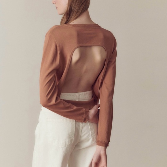 Hidden Forest Market Sweaters - Hidden Forest Market Backless Knit Top